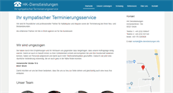 Desktop Screenshot of hk-dienstleistungen.info