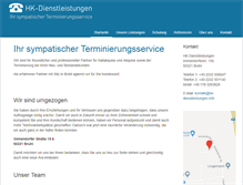 Tablet Screenshot of hk-dienstleistungen.info